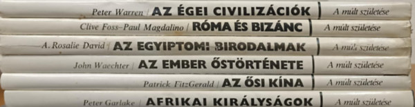 John Waechter, Peter Garlake Peter Warren - A múlt születése könyvcsomag