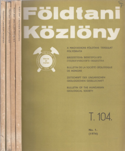 Dank Viktor dr. - Fldtani kzlny 1974/1-4. fzet (teljes vfolyam)