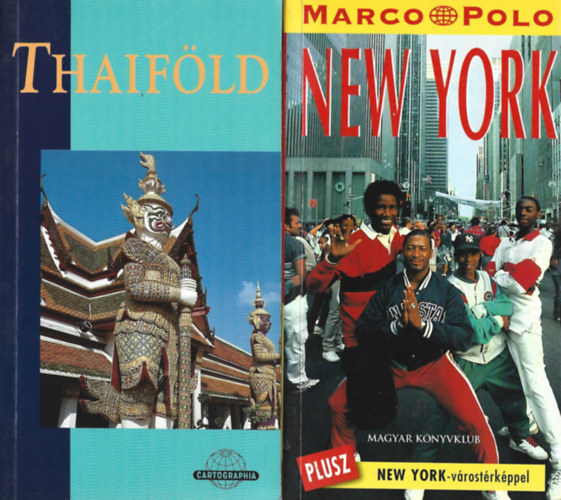 2 db knyv, Christine Osborne: Thaifld, Marco Polo: New York