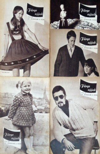 Villnyi Emiln  (szerk.) - 5 db frge ujjak magazin: 1970/2-6. szm