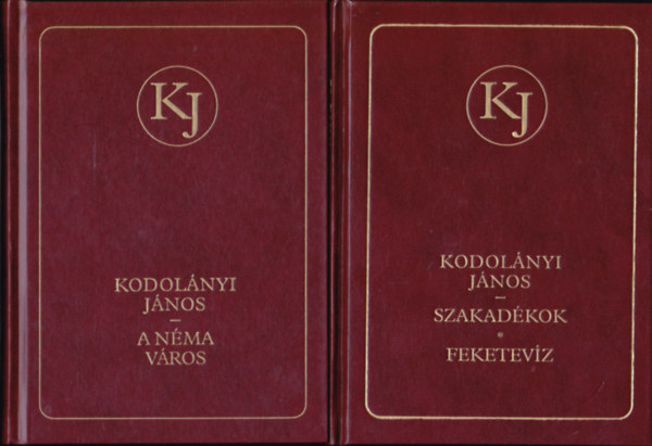 Kodolnyi Jnos - 2 db Kodolnyi knyv: Szakadkok/Feketevz + A nma vros (Kodolnyi Jnos mvei sorozat)