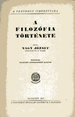 Nagy J�zsef - A filoz�fia t�rt�nete