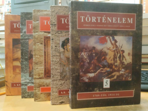 Herber-Martos-Moss-Tisza - Történelem 1-5. (6. kötet hiányzik)