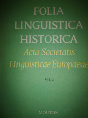 Jacek Fisiak edited - Folia Linguistica Historica VII/2