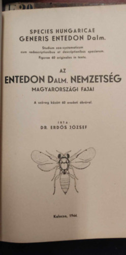 Dr. Erds Jzsef - Az entedon  dalm. nemzetsg magyarorszgi fajai