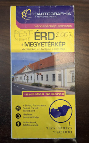 �rd v�rost�rk�p - Pest megye t�rk�p - 1:20000 - 1:20 000