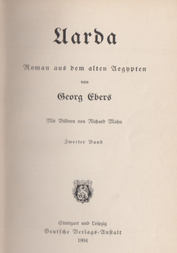 Georg Ebers - Uarda I-II.