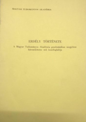 Erd�ly T�rt�nete