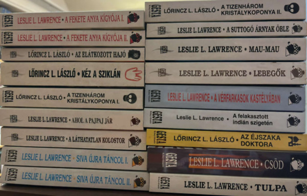 Lrincz L. Lszl Leslie L. Lawrence - 18 db Leslie L. Lawrence ktet