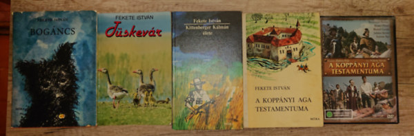 Fekete Istv�n - 4 klasszikus Fekete Istv�n-m� aj�nd�k DVD-vel:T�skev�r, Bog�ncs, Kittenberger K�lm�n �lete, A kopp�nyi aga testamentuma + A kopp�nyi aga testamentuma DVD