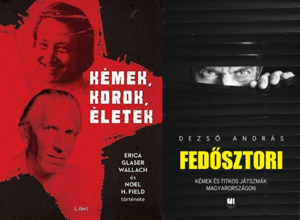 Majtényi György, Mikó Zsuzsanna, Szabó Csaba , Majtényi György Dezső András (szerk.) - Mikó Zsuzsanna - Szabó Csaba - 2 db könyv kommunista kémekről: Kémek, korok, életek - Erica Glaser Wallach és Noel H. Field története + Fedősztori - Kémek és titkos játszmák Magyarországon