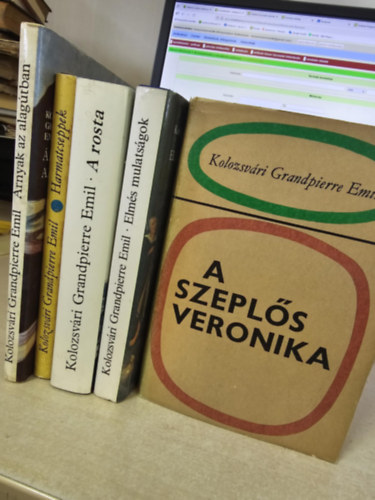 Kolozsv�ri Grandpierre Emil - 5db Kolozsv�ri Grandpierre k�tet: �rnyak az alag�tban+ Harmatcseppek+ A rosta+ Elm�s mulats�gok+ A szepl�s Veronika
