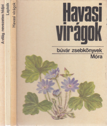 3 db. Bvr (Kolibri) zsebknyvek (Havasi virgok + Lepkk + A vilg nevezetes hdjai)