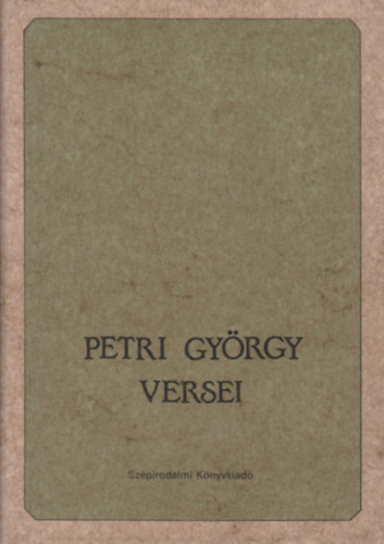 Petri György - Petri György versei