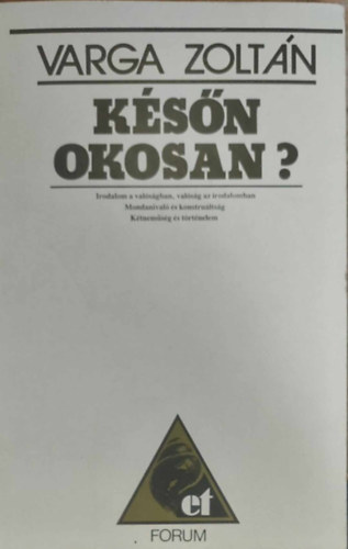 Varga Zolt�n - K�s�n okosan?