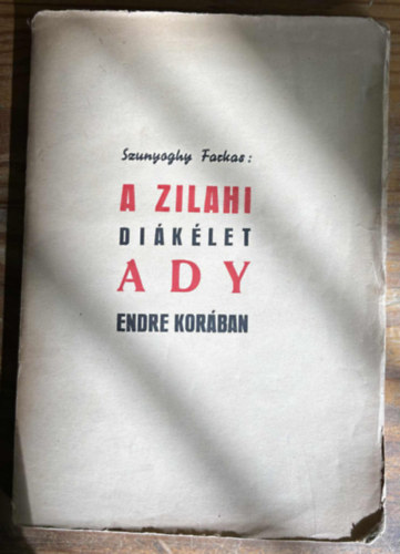 Szunyoghy Farkas - A zilahi diklet Ady Endre korban