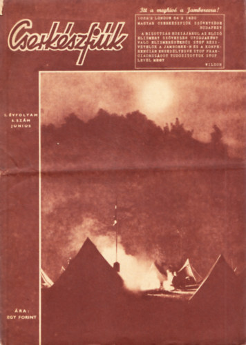 Cserkszfik I. vfolyam 6. szm, 1947. junius