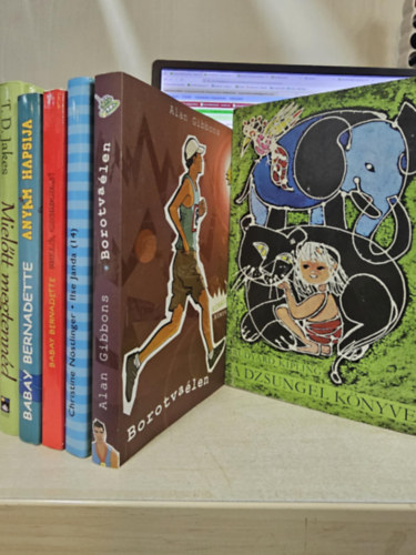 Babay Bernadette, Christine N�stlinger, Alan Gibbons, Rudyard Kipling T. D. Jakes - 6db ifj�s�gi k�tet, K�NYVMENT� AJ�NLAT: Miel�tt megtenn�d+ Any�m hapsija+ Hell�, csokicsaj+ Ilse Janda+ Borotva�len+ A dzsungel k�nyve