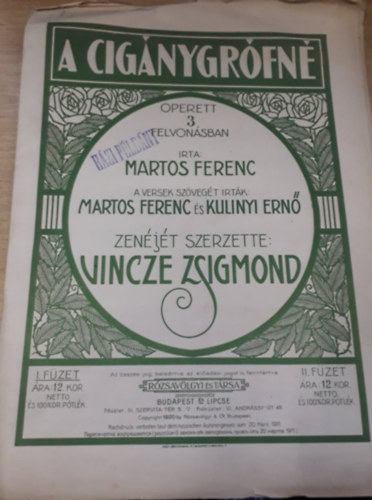 Martos Ferenc - A cig�nygr�fn�