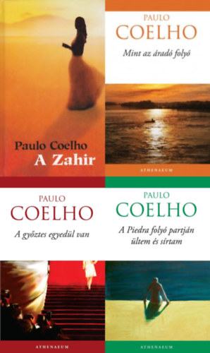 Paulo Coelho - 4 db Paulo Coelho mű: A Zahir + A győztes egyedül van + Mint az áradó folyó + A Piedra folyó partján ültem és sírtam