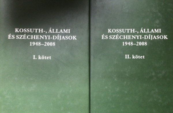 Gyuricza - Kossuth-, �llami �s Sz�chenyi-D�jasok 1948-2008 (I.-II. k�tet)