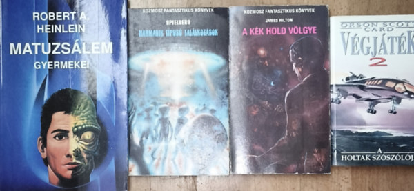 Orson Scott Card, James Hilton, Steven Spielberg Robert A. Heinlein - 4db sci-fi regny - Orson Scott Card-Vgjtk 2, James Hilton-A kk hold vlgye, Spielberg-Harmadik tpus tallkozsok, Robert A. Heinlein-Matuzslem gyermekei
