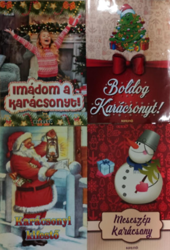 Karácsonyi kifestő csomag (4db)