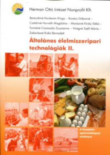 ltalnos lelmiszeripari technolgik II.