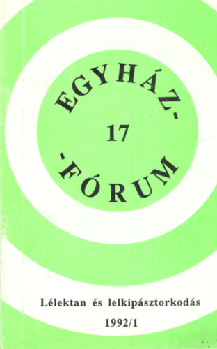  () - Egyhz-frum (Llektan s lelkipsztorkods) 1992/1