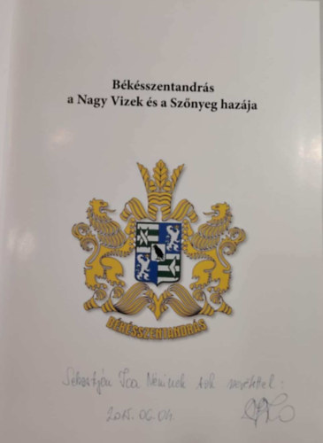 Dr Paljak J�nos - B�k�sszentandr�s a Nagy Vizek �s a Sz�nyeg haz�ja