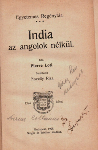 Pierre Loti - India az angolok nlkl