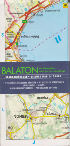 Balaton szabadidőtérkép