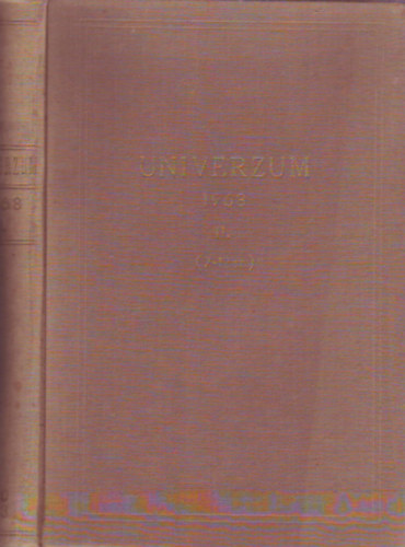 Surányi Éva (Szerk.) - Univerzum 1968 II. (7-12.szám egybekötve)