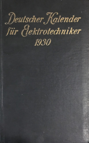 F. Uppenborn - Deutscher Kalender f�r Elektrotechniker