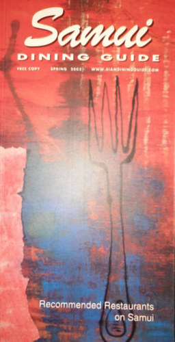 Samui dining guide -Samui �tkez�si �tmutat� (angol nyelven)