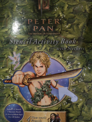 Peter Pan Stencil Activity Book with Stickers