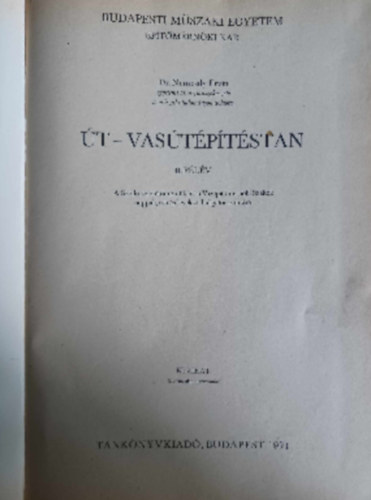 Dr. Nemesdy Ervin - t-Vastptstan II. Flv