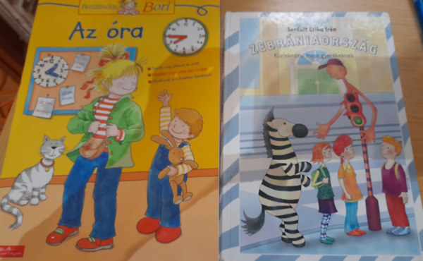 Hanna S�rensen Serd�lt Erika Ir�n - 2 db tanul�s mesek�nyv:Hanna S�rensen: Az �ra; Serd�lt Erika Ir�n: Zebr�naorsz�g (K�zleked�si mese gyerekeknek)