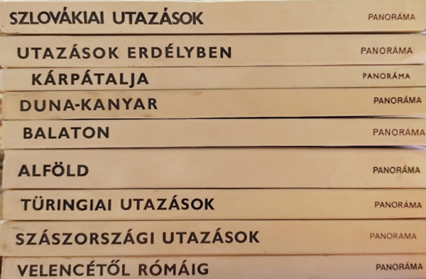 9 db Panoráma útikönyv