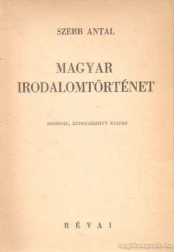 Szerb Antal - Magyar irodalomt�rt�net