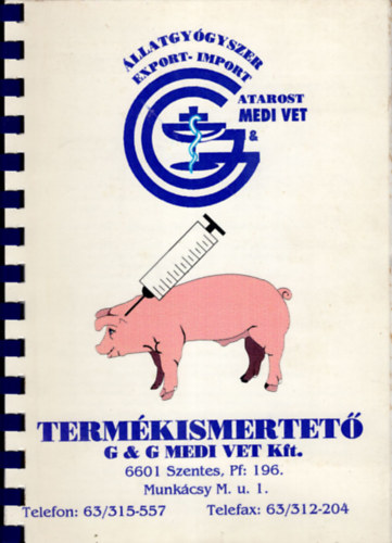 Termkismertet G & G Medi Vet Kft.- llatgygyszer export-import - orosz nyelv