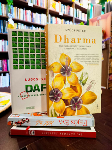 Lugosi Viktória, Fejős Éva, P. Szabó Mária Szűcs Péter - Kortárs magyar irodalom könyvcsomag 4 darabos: Dharma, Dafke, Hotel Bali, Én, Báthory Erzsébet