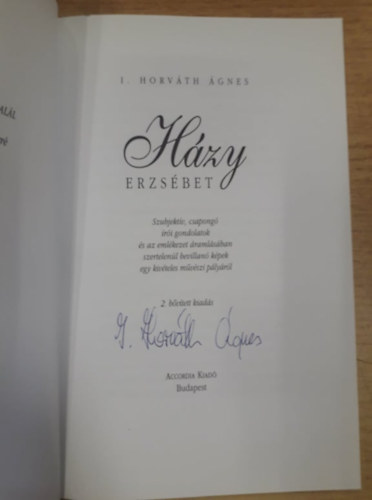 I. Horvth gnes - Hzy Erzsbet