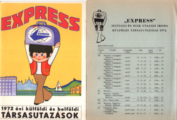 Express 1972. vi klfldi s belfldi Trsasutazsok