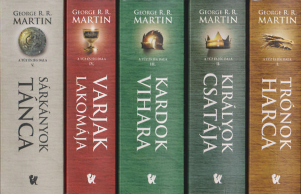 George R. R. Martin - Tr�nok harca (T�z �s j�g dala) I-V.