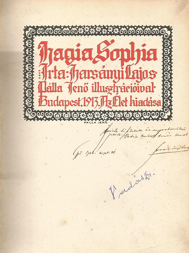 Hars�nyi Lajos - Hagia Sophia