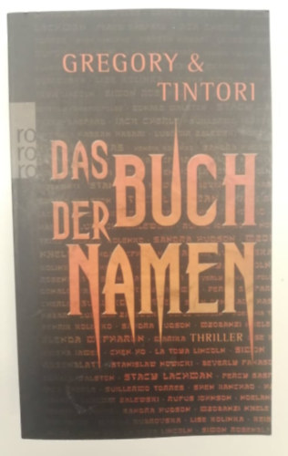 Karen Tintori Jill Gregory - Das Buch der Namen