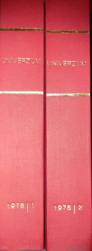 Az Univerzum magazin 1978-as évfolyama két kötetbe kötve