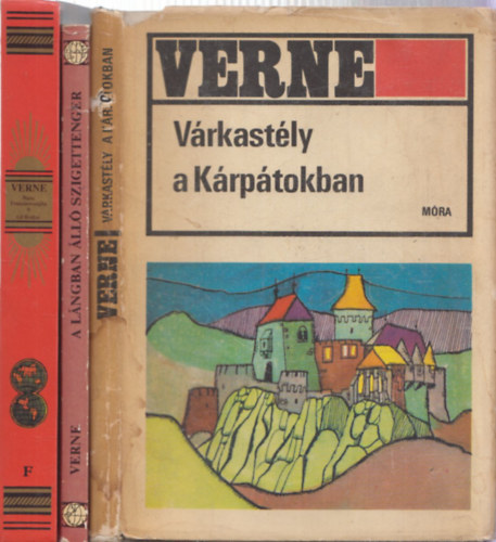 Jules Verne - 3 db Verne regny: Vrkastly a Krptokban + A lngban ll szigettenger + Haza, Franciaorszgba, Gil Braltar