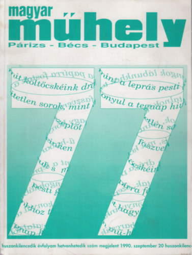 Magyar mhely 77. szm (1990. szeptember 20)